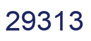 Número 29313 imagen azul