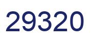 Number 29320 blue image