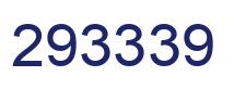 Number 293339 blue image
