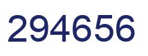 Number 294656 blue image