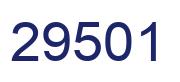 Number 29501 blue image