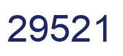 Number 29521 blue image