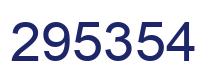 Número 295354 imagen azul