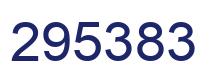 Número 295383 imagen azul