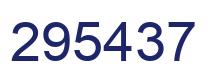 Número 295437 imagen azul