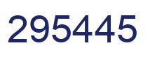 Número 295445 imagen azul