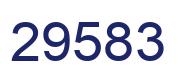 Number 29583 blue image