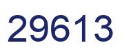 Número 29613 imagen azul