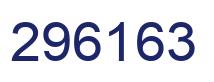 Number 296163 blue image