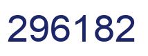 Number 296182 blue image