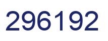 Number 296192 blue image