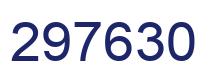 Número 297630 imagen azul