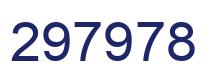 Número 297978 imagen azul