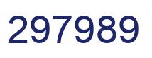 Número 297989 imagen azul
