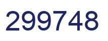 Número 299748 imagen azul