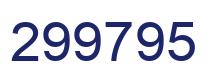 Número 299795 imagen azul
