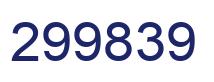 Número 299839 imagen azul
