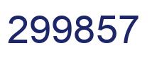 Número 299857 imagen azul