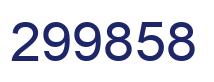 Número 299858 imagen azul