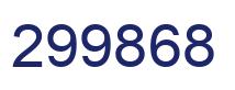 Número 299868 imagen azul