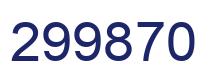 Número 299870 imagen azul