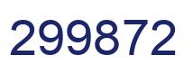 Número 299872 imagen azul
