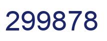 Número 299878 imagen azul