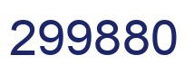 Número 299880 imagen azul