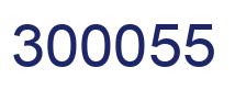 Number 300055 blue image