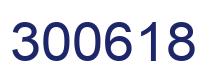Number 300618 blue image
