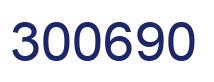 Número 300690 imagen azul
