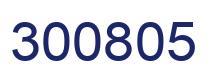 Número 300805 imagen azul