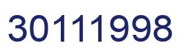 Número 30111998 imagen azul