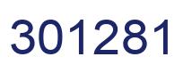 Número 301281 imagen azul