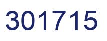 Número 301715 imagen azul