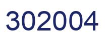 Número 302004 imagen azul