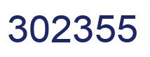 Number 302355 blue image