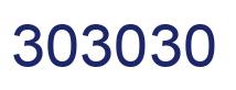 Número 303030 imagen azul
