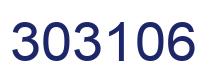 Number 303106 blue image