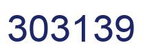 Number 303139 blue image