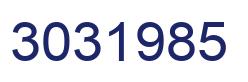 Number 3031985 blue image