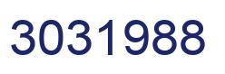 Number 3031988 blue image