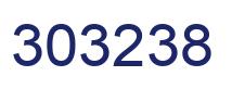 Number 303238 blue image