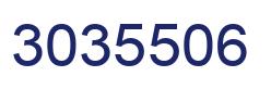 Number 3035506 blue image