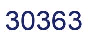 Number 30363 blue image