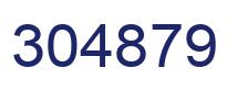 Number 304879 blue image