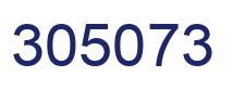 Number 305073 blue image