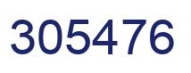 Número 305476 imagen azul