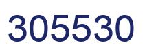 Number 305530 blue image