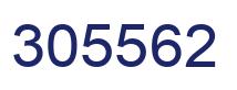 Number 305562 blue image